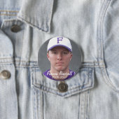 Stembridge W2007Mok, Furman Baseball, 2006-2007 Ronde Button 7,6 Cm (In situ)