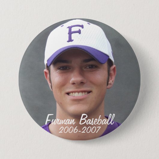Stembridge W2007Mok, Furman Baseball, 2006-2007 Ronde Button 7,6 Cm (Voorkant)