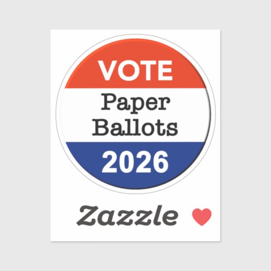Stembrief Stembiljetten 2026 Midterm Verkiezing Pa Sticker (Vel)