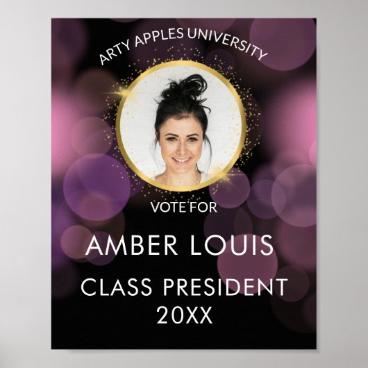 stemcampagne voor studentenverkiezingen foto unive poster (Voorkant)