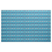 stemcontroleteken blauwgroen stof (Fat Quarter)