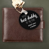 Stemd beste vader van het Jaar tegen ... Zwart-Wit Sleutelhanger