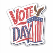 Stemdag Sticker (Voorkant)