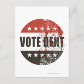 Stemdentsticker Briefkaart (Voorkant)