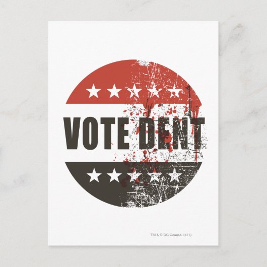 Stemdentsticker Briefkaart (Voorkant)