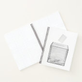 Stemdocument en transparant stemhokje notitieboek (Binnen)