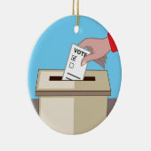 Stemdoos Keramisch Ornament (Rechts)