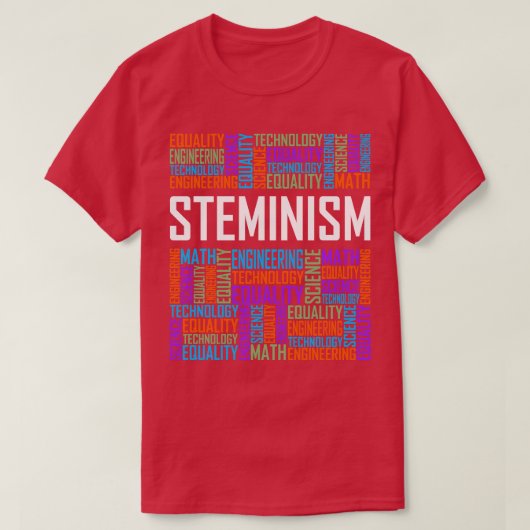 Steminisme Words T-shirt (Design voorkant)