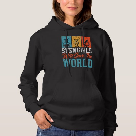 Steminist Engineering Biologist Science Wiskunde T Hoodie (Voorkant)