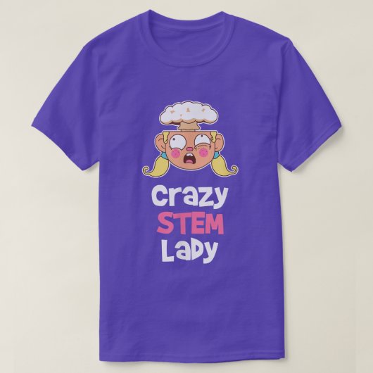 Steminist Equality Stem Science Mind Blown Female T-shirt (Design voorkant)