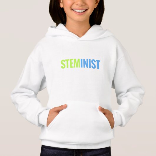 STEMinist Girls' gekookt Sweatshirt (Voorkant)