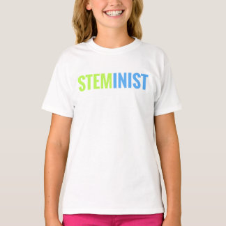 STEMinist Girls' Ringer T-shirt