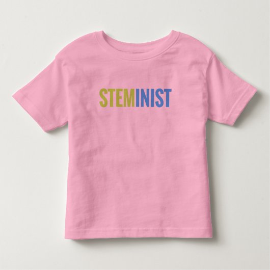 STEMinist Girls' Ringer T-shirt (Voorkant)