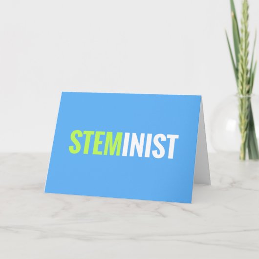 STEMinist Notecard Kaart (Voorkant)