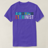 Steminist Science Technology Engineering Math STEM T-shirt (Design voorkant)