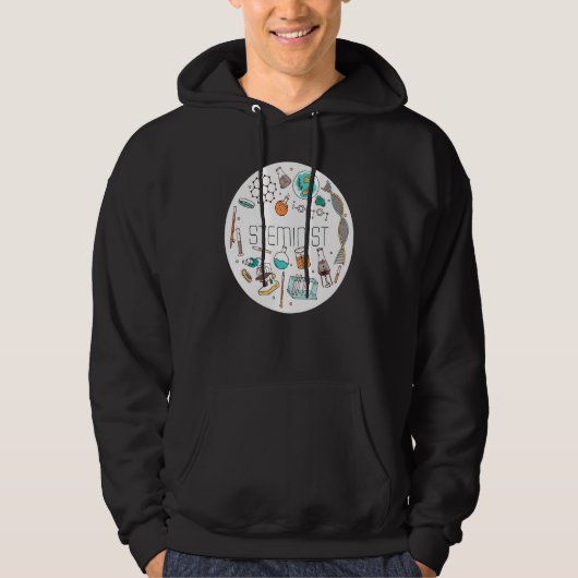 Steminist Science Technology Engineering Wiskunde Hoodie (Voorkant)