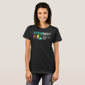 Steminist Science Technology Engineering Wiskunde T-shirt (Voorkant volledig)
