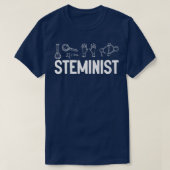 Steminist Science Technology Engineering Wiskunde  T-shirt (Design voorkant)