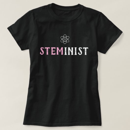 STEMinist Science Technology Engineering Wiskunde  T-shirt (Design voorkant)
