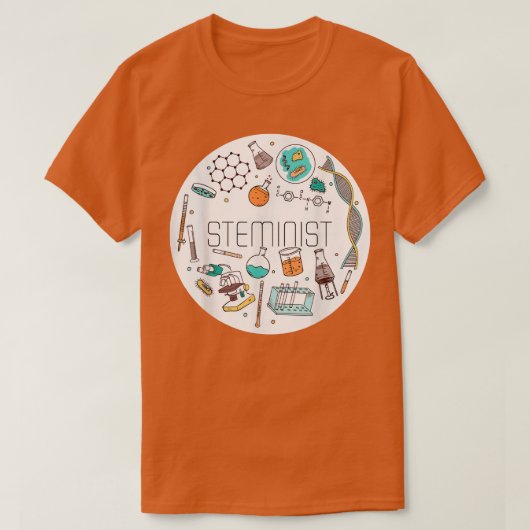 Steminist Science Technology Engineering Wiskunde  T-shirt (Design voorkant)