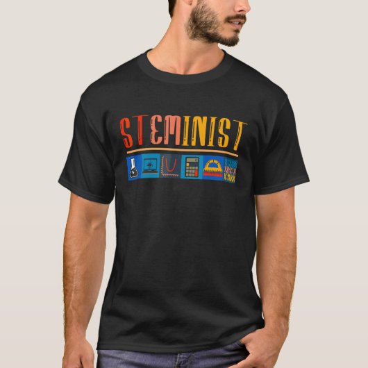 Steminist Science Technology Engineering Wiskunde T-shirt (Voorkant)