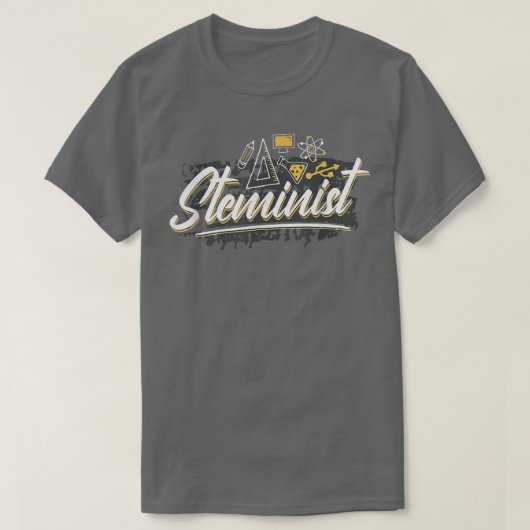 Steminist Science Technology Engineering Wiskunde  T-shirt (Design voorkant)