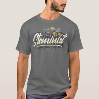 Steminist Science Technology Engineering Wiskunde T-shirt