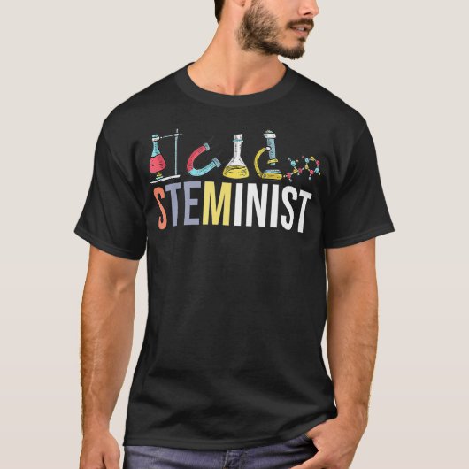 Steminist Science Technology Engineering Wiskunde T-shirt (Voorkant)