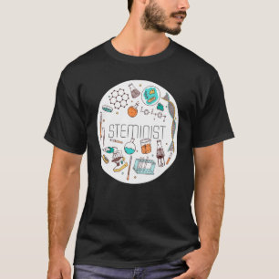 Steminist Science Technology Engineering Wiskunde T-shirt