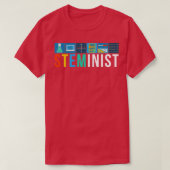 Steminist Science Technology Engineering Wiskunde T-shirt (Design voorkant)