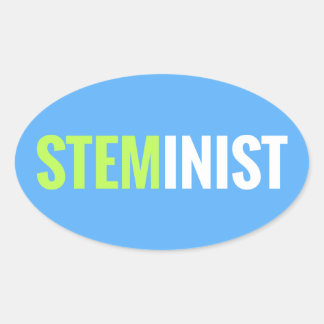 STEMinist Sticker - Ovaal