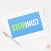 STEMinist-Sticker - Rechthoek Rechthoekige Sticker (Envelop)