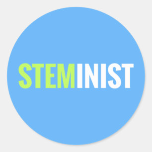 STEMinist Sticker - Rond