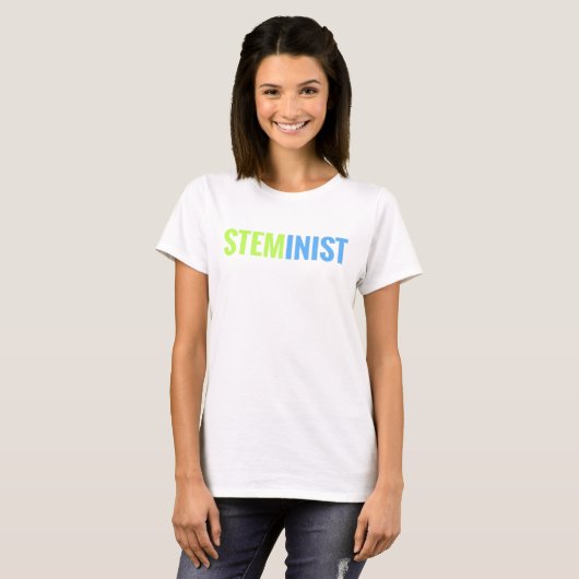 STEMinist T-shirt moederschap (Voorkant volledig)
