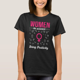 Steminist voor de vrouwelijke wetenschapper Vrouw T-shirt