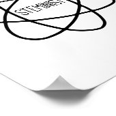 Steministische ondersteuning Vrouwen in STEM Quote Poster (Hoek)