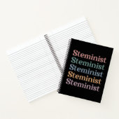 Steministische retrovrouwen in STEM Notitieboek (Binnen)