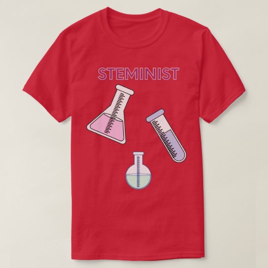 Steministische scheikunde t-shirt (Design voorkant)