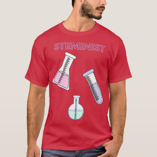 Steministische scheikunde t-shirt