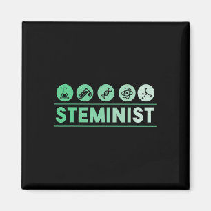 Steministische Shirt Mars voor Wetenschap Earth Da Magneet