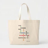 STEMinistische vrouwen in de stem Grote Tote Bag (Voorkant)