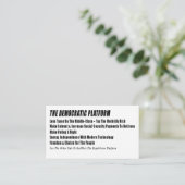 Stemkaart Informatiekaartje (Staand voorkant)