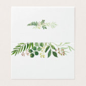Stemkaart met bohemengroenery kaart (Buitenkant ongevouwen)
