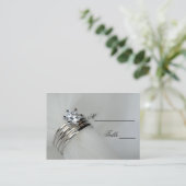 Stemkaart voor bruiloft plaatskaartje (Staand voorkant)