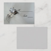 Stemkaart voor bruiloft plaatskaartje (Voorkant / Achterkant)