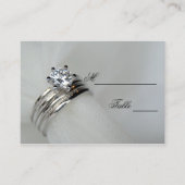 Stemkaart voor bruiloft plaatskaartje (Voorkant)