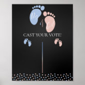 Stemkaart voor scholieren of meisjes poster (Voorkant)