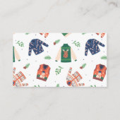 Stemkaart voor Ugandee kerstfeestjes Informatiekaartje (Achterkant)