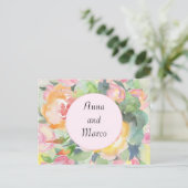 Stemkaart voor waterverf briefkaart (Staand voorkant)