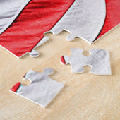 Stemkat met Amerikaanse vlag Puzzle Legpuzzel (Zijkant)